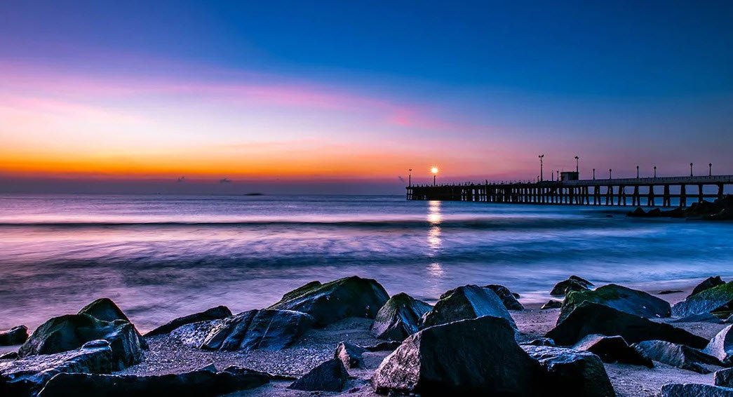 Promenade Beach, Pondicherry, India